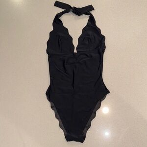 EUC ViX Paula Hermanny One Piece Swimsuit Size Small